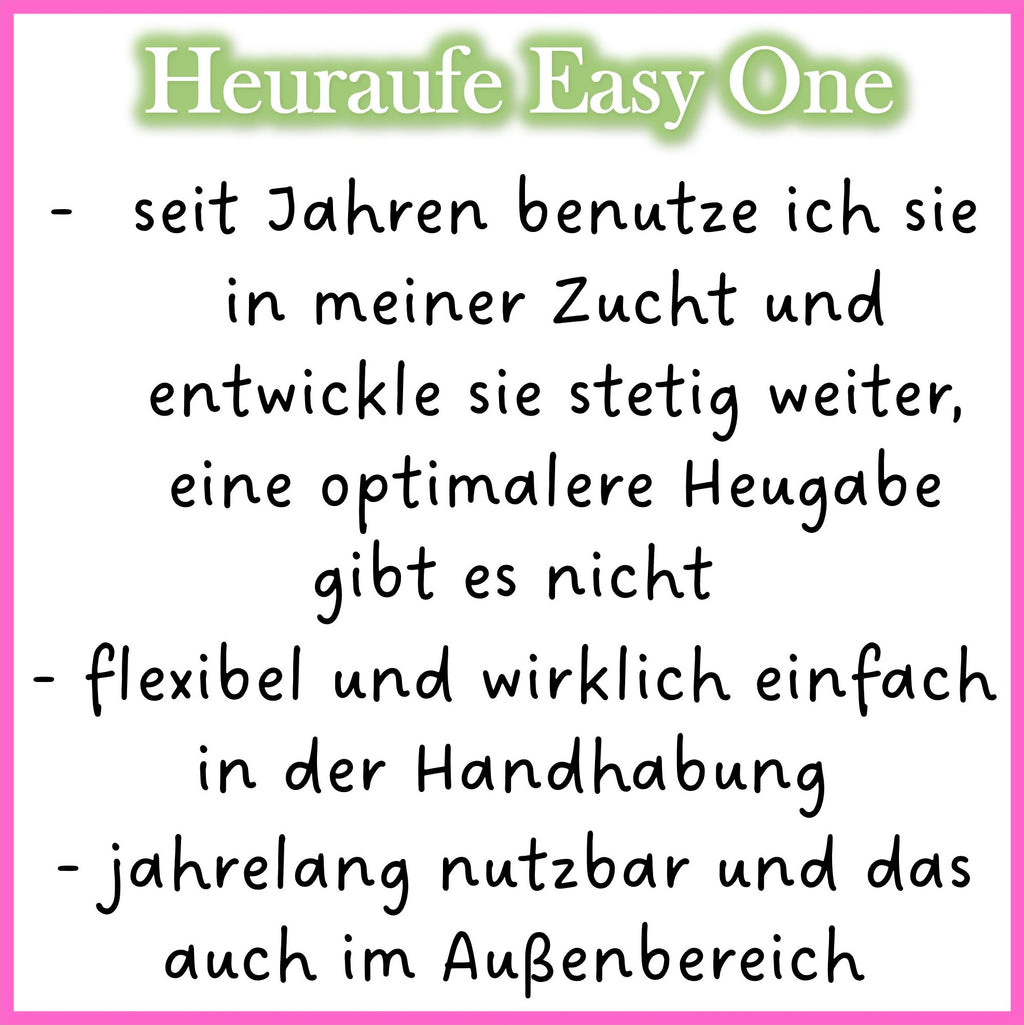 🐹 Heuraufe Easy One – Artgerechter Heugenuss ohne Gitterstress